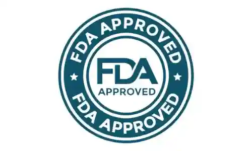 SeroBurn FDA-registered facility badge